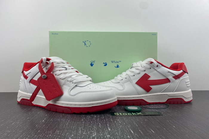 off-white out of office white red