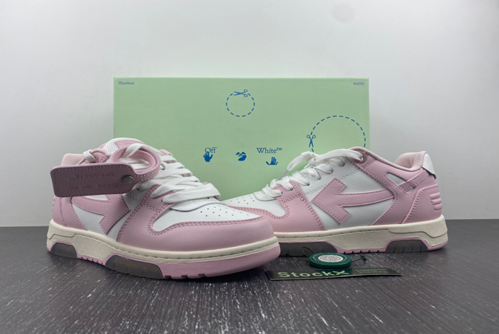 off-white out of office white pink