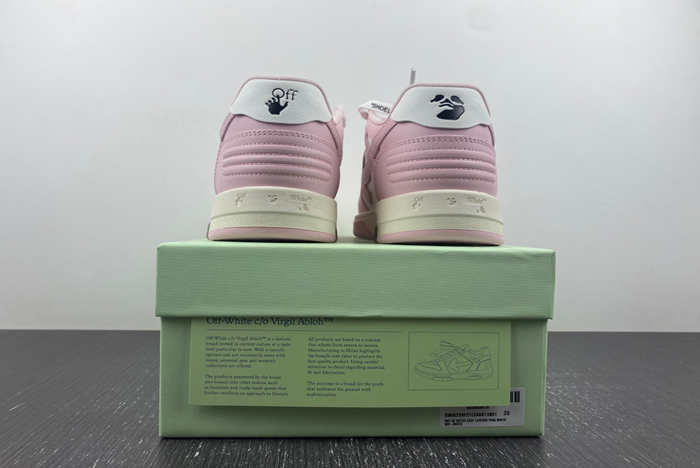 off-white out of office white pink