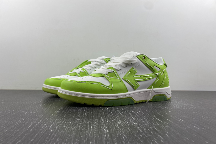 off-white out of office light green & off white