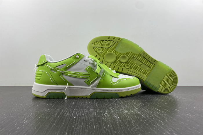 off-white out of office light green & off white