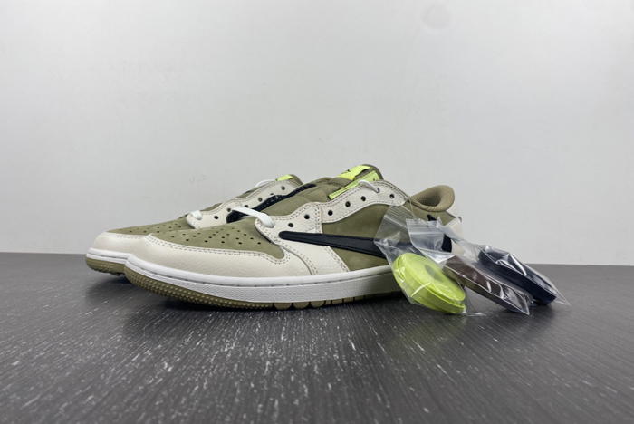 first look at the travis scott x air jordan 1 low golf fz3124-200