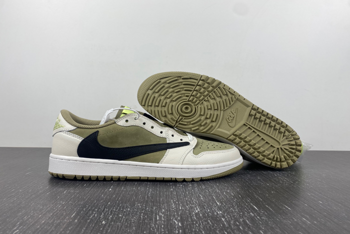 first look at the travis scott x air jordan 1 low golf fz3124-200