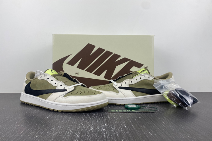first look at the travis scott x air jordan 1 low golf fz3124-200