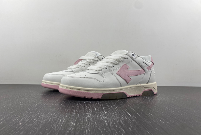 off-white out of office withe pink & off white