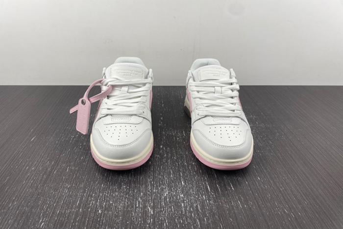 off-white out of office withe pink & off white