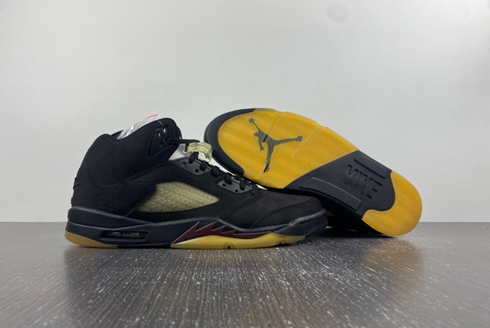 a ma maniére x air jordan 5 “black”  fd1330-001 (1)