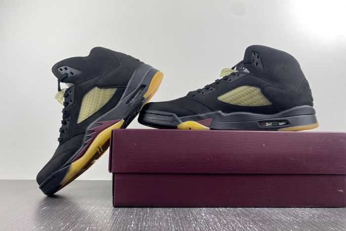 a ma maniére x air jordan 5 “black”  fd1330-001 (1)