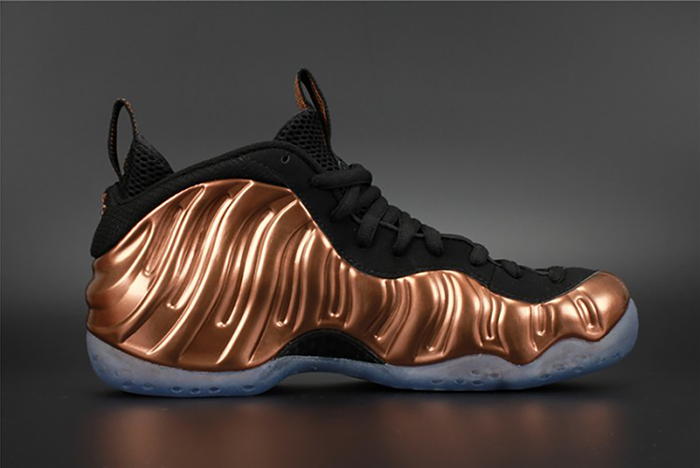 nike air foamposite one "copper" black/ metallic mens 314996-007