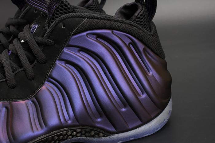 nike air foamposite one "eggplant"  black/ varsity purple mens 314996-008