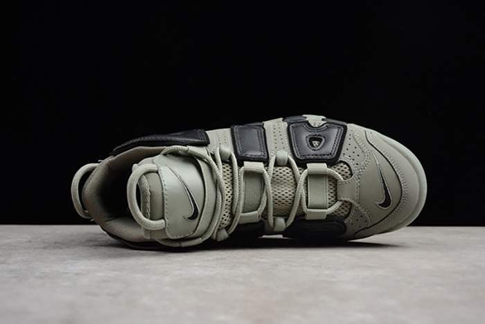 nike air more uptempo "dark stucco" dark stucco/black womens 415082-007