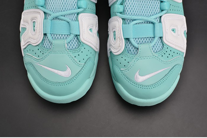 nike air more uptempo gs "island green" womens 415082-300
