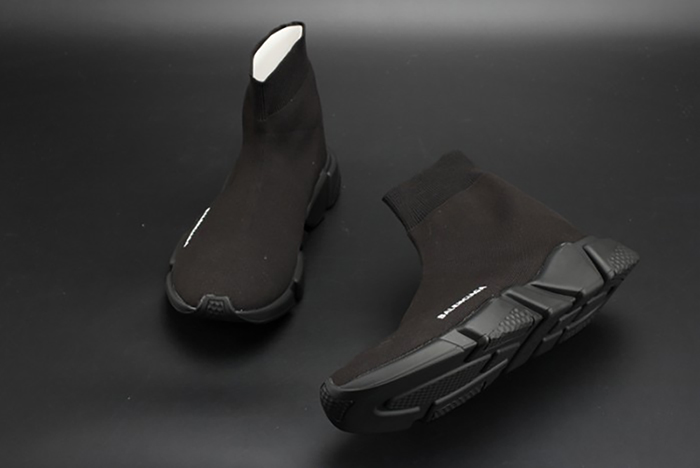 Ba*len*cia*ga speed trainer sneakers all black 483502 w05g0 1000