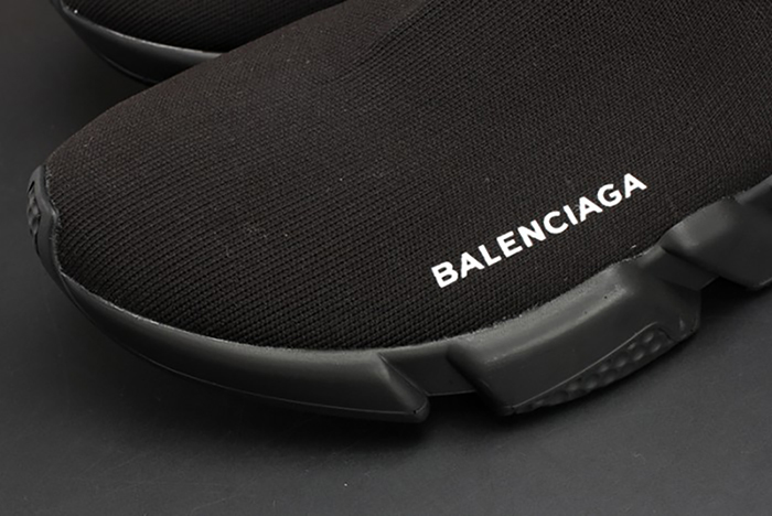 Ba*len*cia*ga speed trainer sneakers all black 483502 w05g0 1000