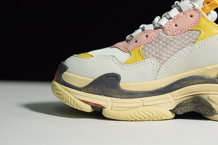 Ba*len*cia*ga triple s cream yellow red 490672  w09o5  9035