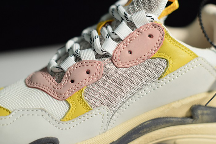 Ba*len*cia*ga triple s cream yellow red 490672  w09o5  9035