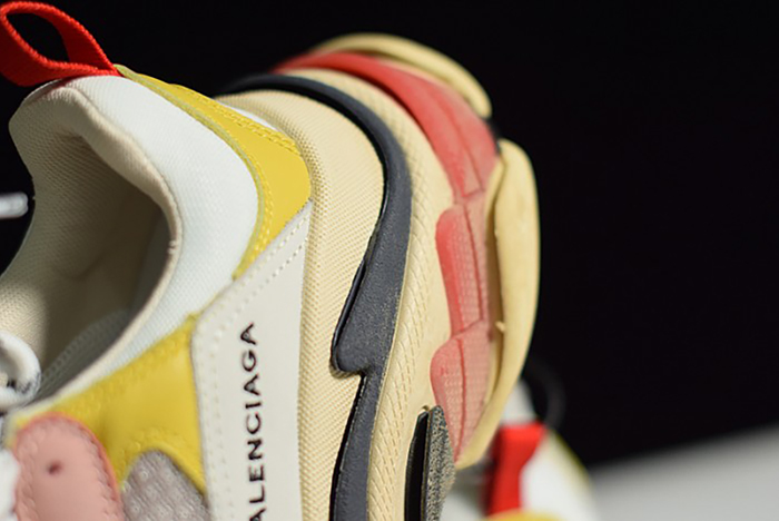 Ba*len*cia*ga triple s cream yellow red 490672  w09o5  9035