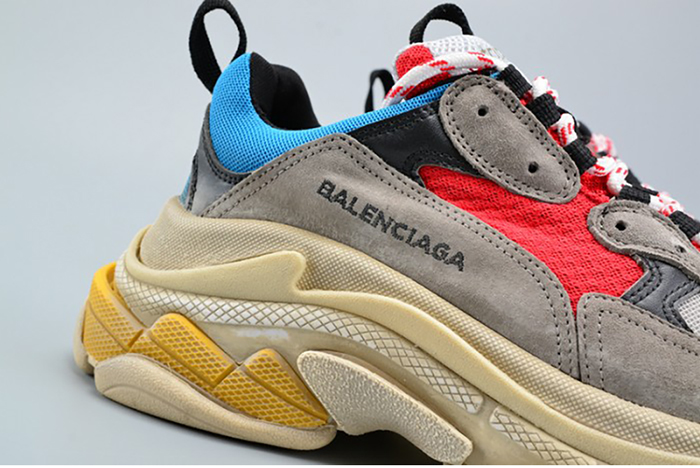 Ba*len*cia*ga triple s trainer red/ blue/ yellow 490673-w06e3-4365