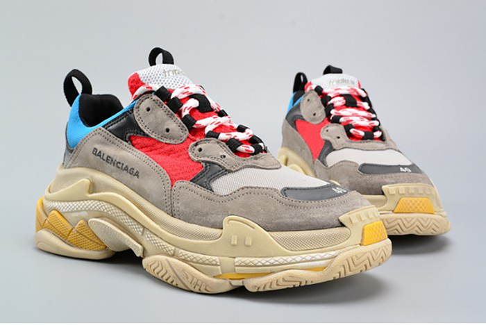 Ba*len*cia*ga triple s trainer red/ blue/ yellow 490673-w06e3-4365