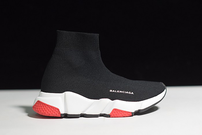 Ba*len*cia*ga speed stretch-knit mid sneakers 494371 w05g0-1000