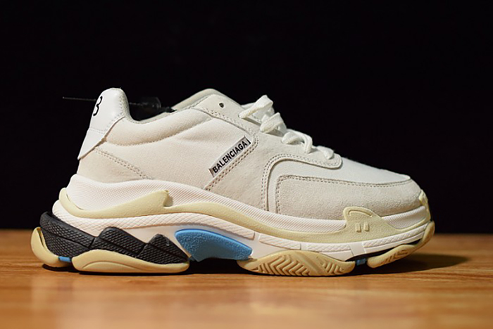 Ba*len*cia*ga triple s white suede  500597 w0971 9000