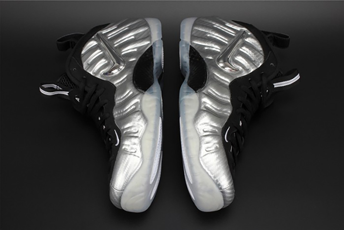 nike air foamposite pro prm "silver surfer" metallic silver mens 616750-004