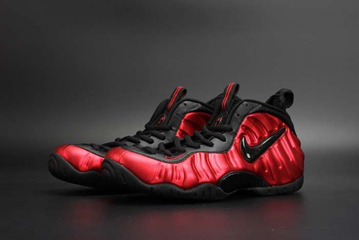 nike air foamposite pro "universty red" mens  624041-604