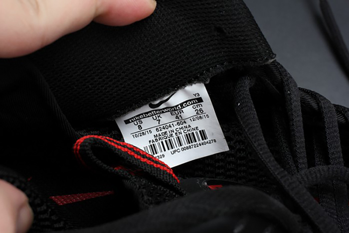 nike air foamposite pro "universty red" mens  624041-604