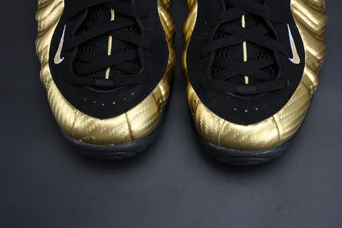 air foamposite pro "metallic gold" black mens 624041-701