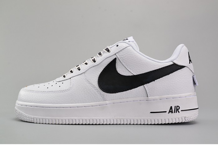 nike  air force 1 ''07 lv8 nba sz 18 white/  black athletic shoes 823511-103
