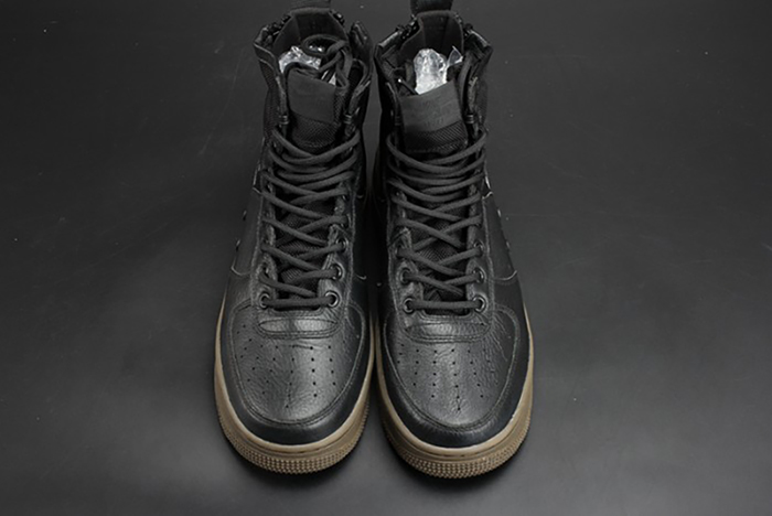 nike sf air force 1 mid "hazel" black 917753-002