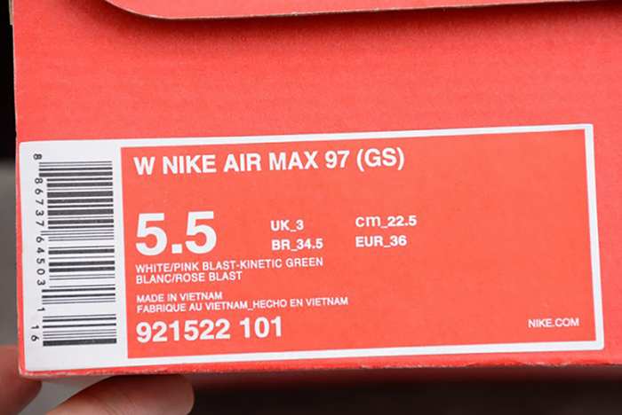 more info web results nike air max 97 (gs) "south beach" - nike - 921522 101