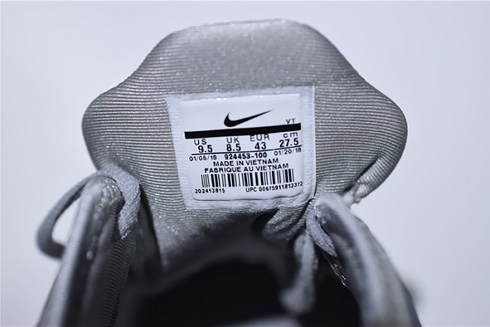 nike vapormax plus "triple white" pure platinum mens  924453-100
