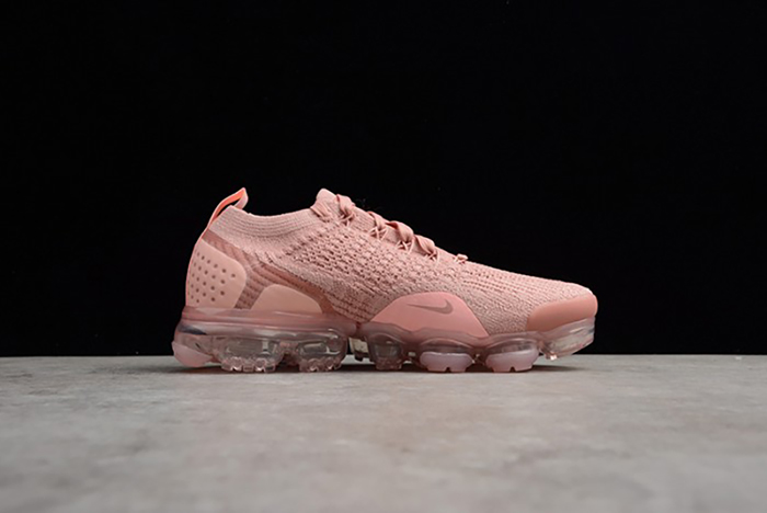 nike air vapormax flyknit 2 "rust pink" womens 942843-600