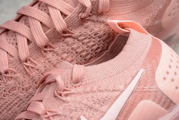nike air vapormax flyknit 2 "rust pink" womens 942843-600
