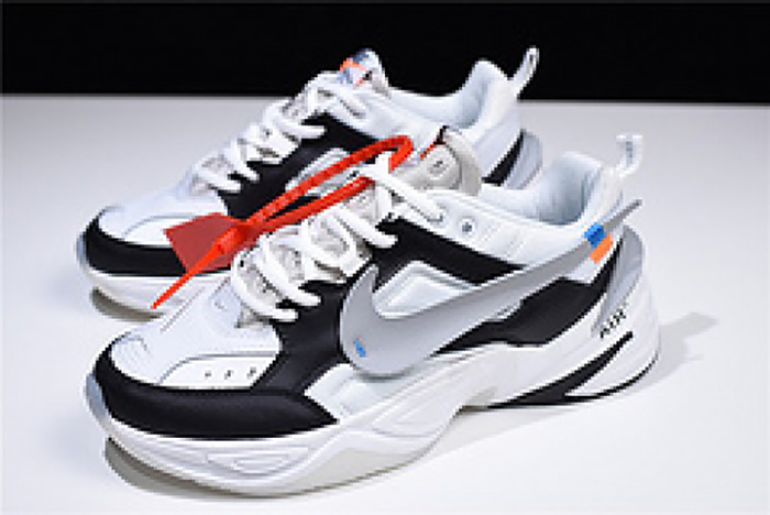 off-white x nike m2k tekno black ,white a03108 062