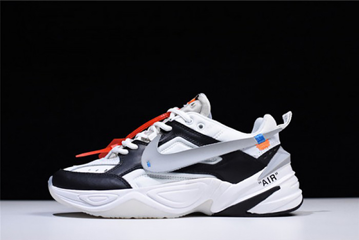 off-white x nike m2k tekno black ,white a03108 062