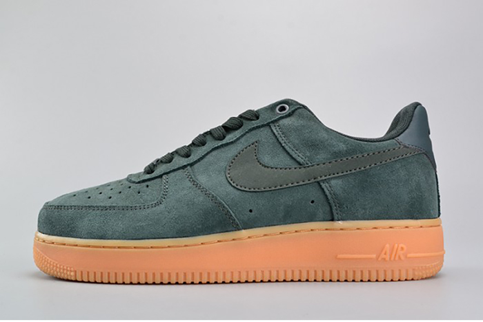 nike air force 1 ´07 lv8 suede  outdoor green brand mens aa1117-300