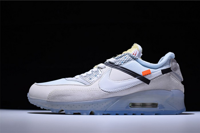 off-white x nike air max 90 am90 the ten 10 sail muslin virgil abloh aa7293-100