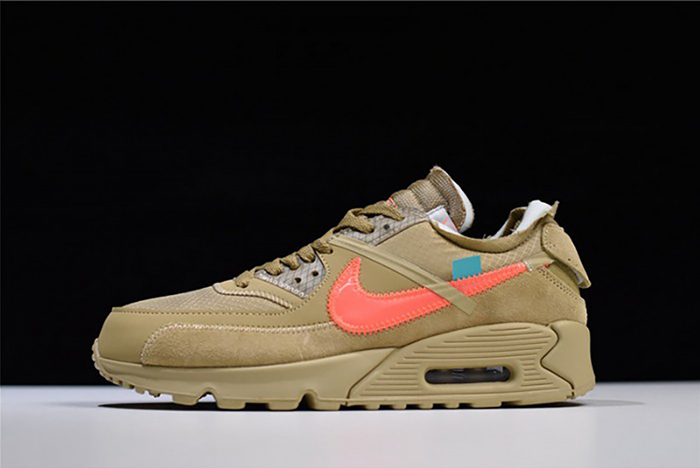 off-white nike air max 90 desert ore aa7293-200