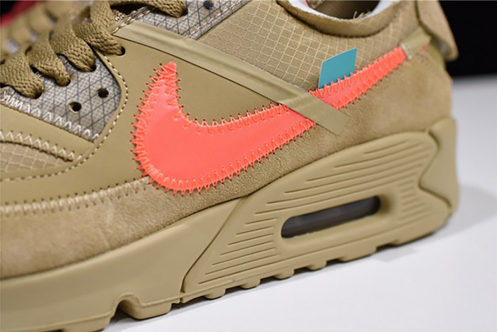 off-white nike air max 90 desert ore aa7293-200