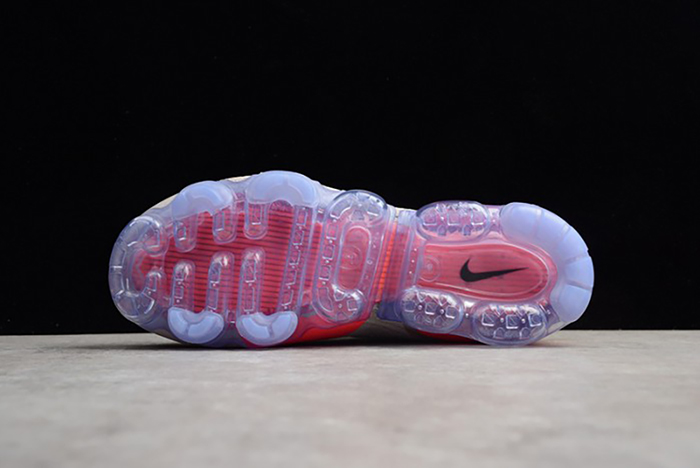 nike air vapormax flyknit moc 2  moon particle/solar red-indigo burst ah7006-201