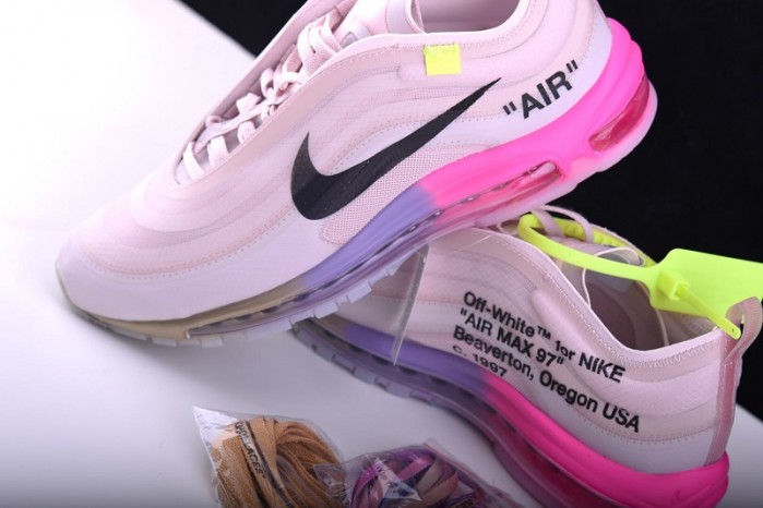 off-white nike air max 97 rose aj4585-300