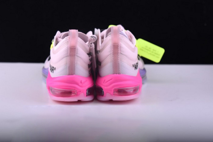 off-white nike air max 97 rose aj4585-300