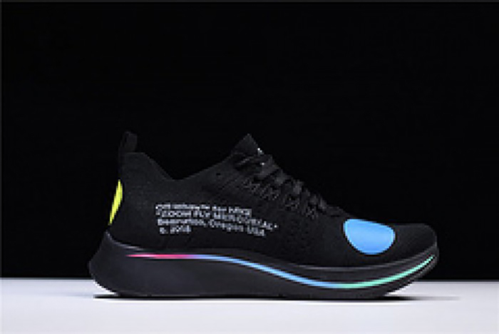 nike x off-white zoom fly mercurial flyknit black mens ao2115-001