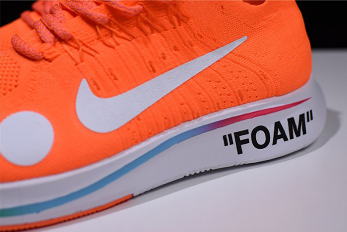 nike x off-white zoom fly mercurial flyknit total orange mens ao2115-800