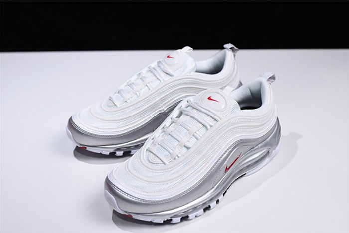 nike air max 97 white silver | at5458-100