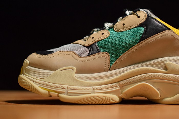Ba*len*cia*ga triple s w06e1-1000 beige/green-yellow