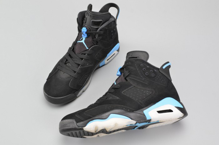 air jordan 6 retro "university blue" mens 384664-006