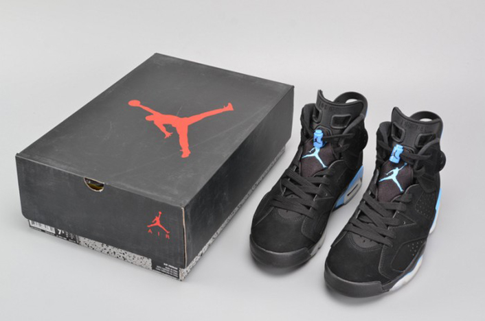 air jordan 6 retro "university blue" mens 384664-006